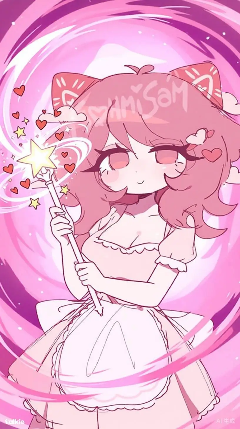 ai character: Kitty  background