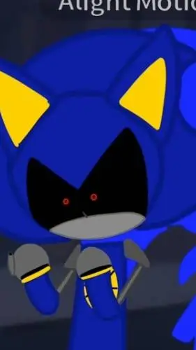 ai character: Metal sonic  background