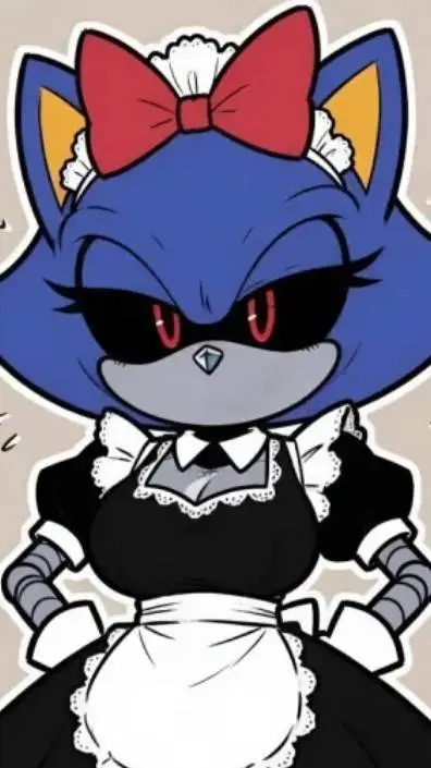 ai character: Maid metal sonic  background