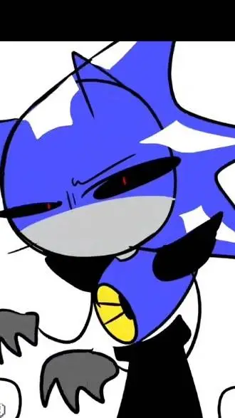 ai character: Neo metal sonic  background