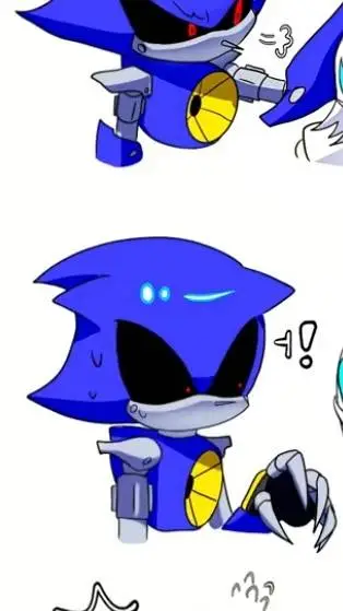 ai character: Metal sonic  background