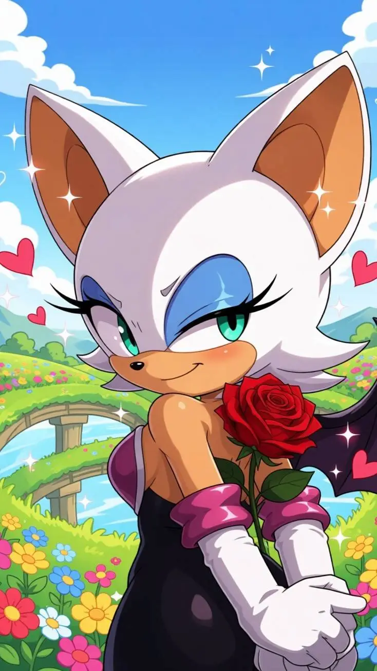 ai character: Rouge  background