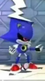 ai character: Metal sonic  background