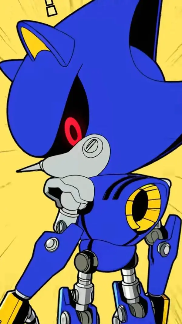 ai character: Metal sonic  background