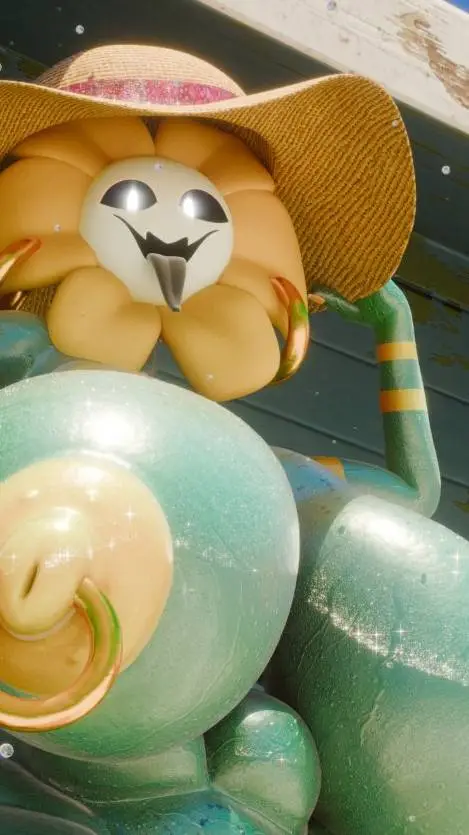 ai character: flowey background