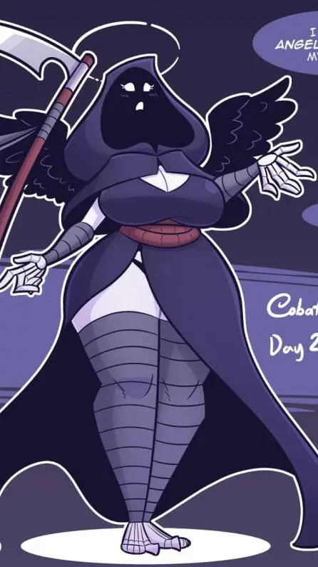 ai character: grim reaper background
