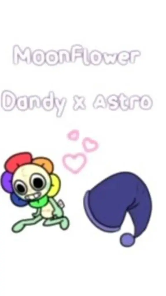 ai character: Dandy and astro  background