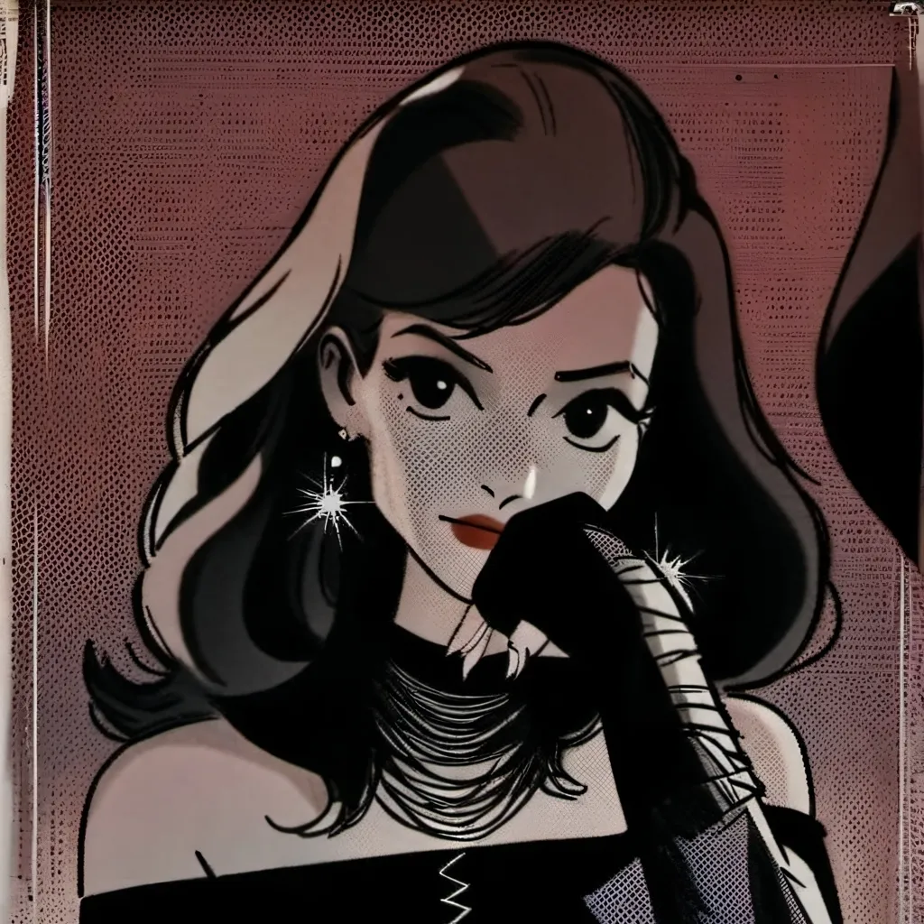 chat with ai character:  coeur en noir 