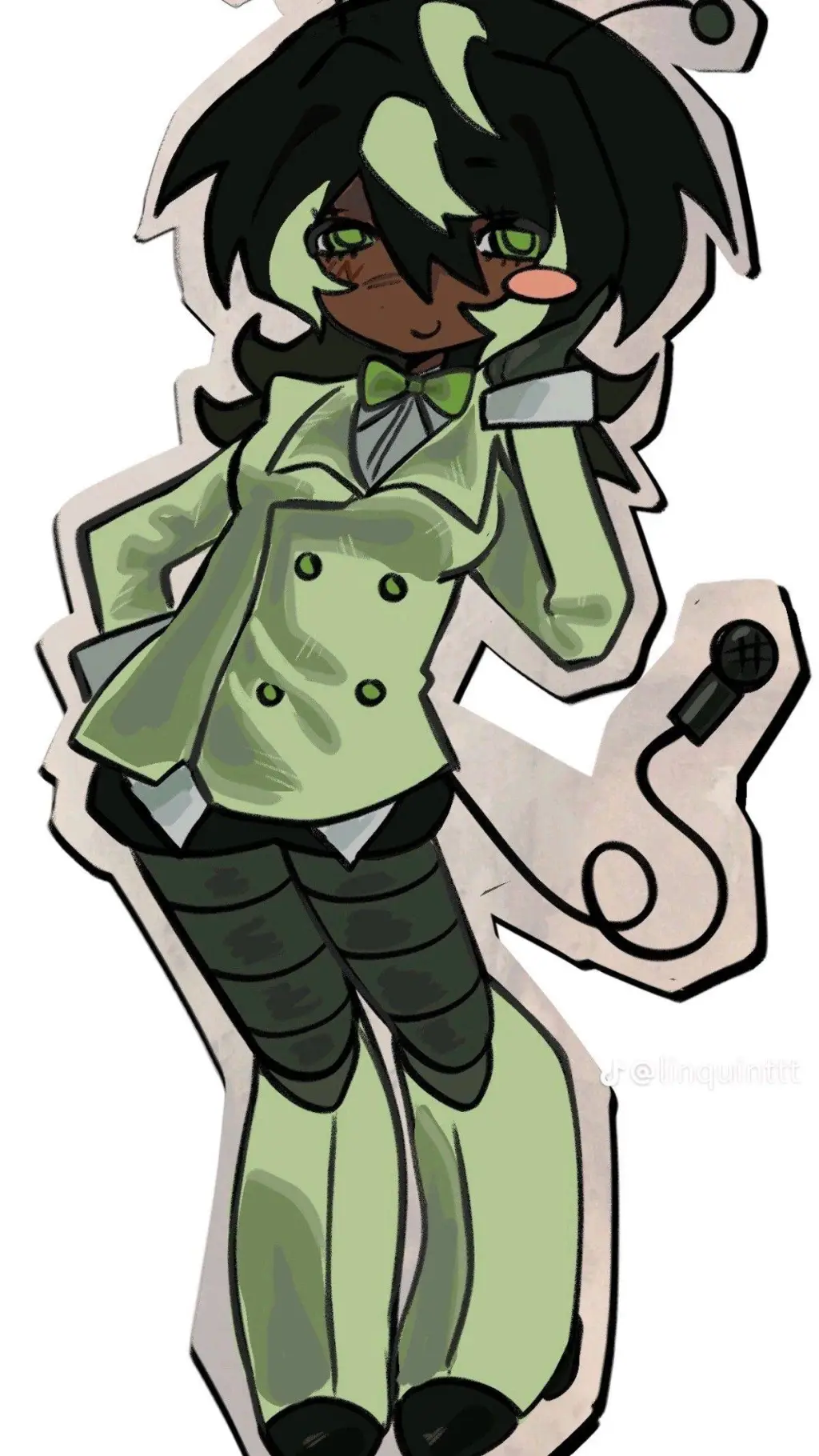 ai character: Vee dw background