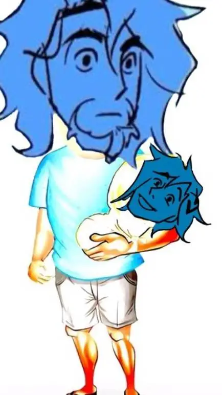 ai character: etm in ur house background