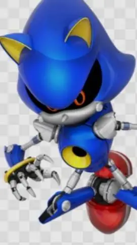 ai character: Metal sonic  background