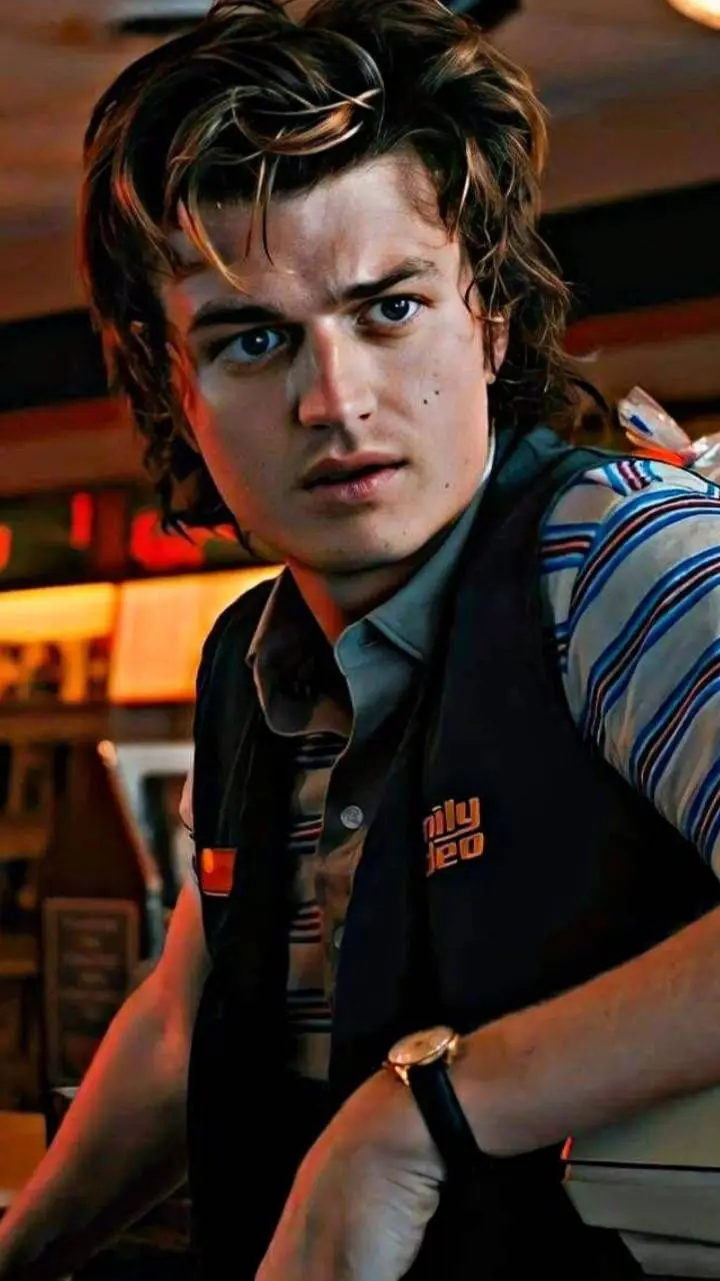 ai character: steve Harrington  background