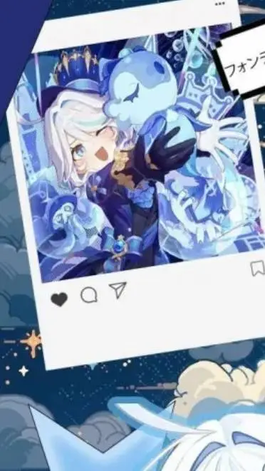 ai character: cotton candy girl background