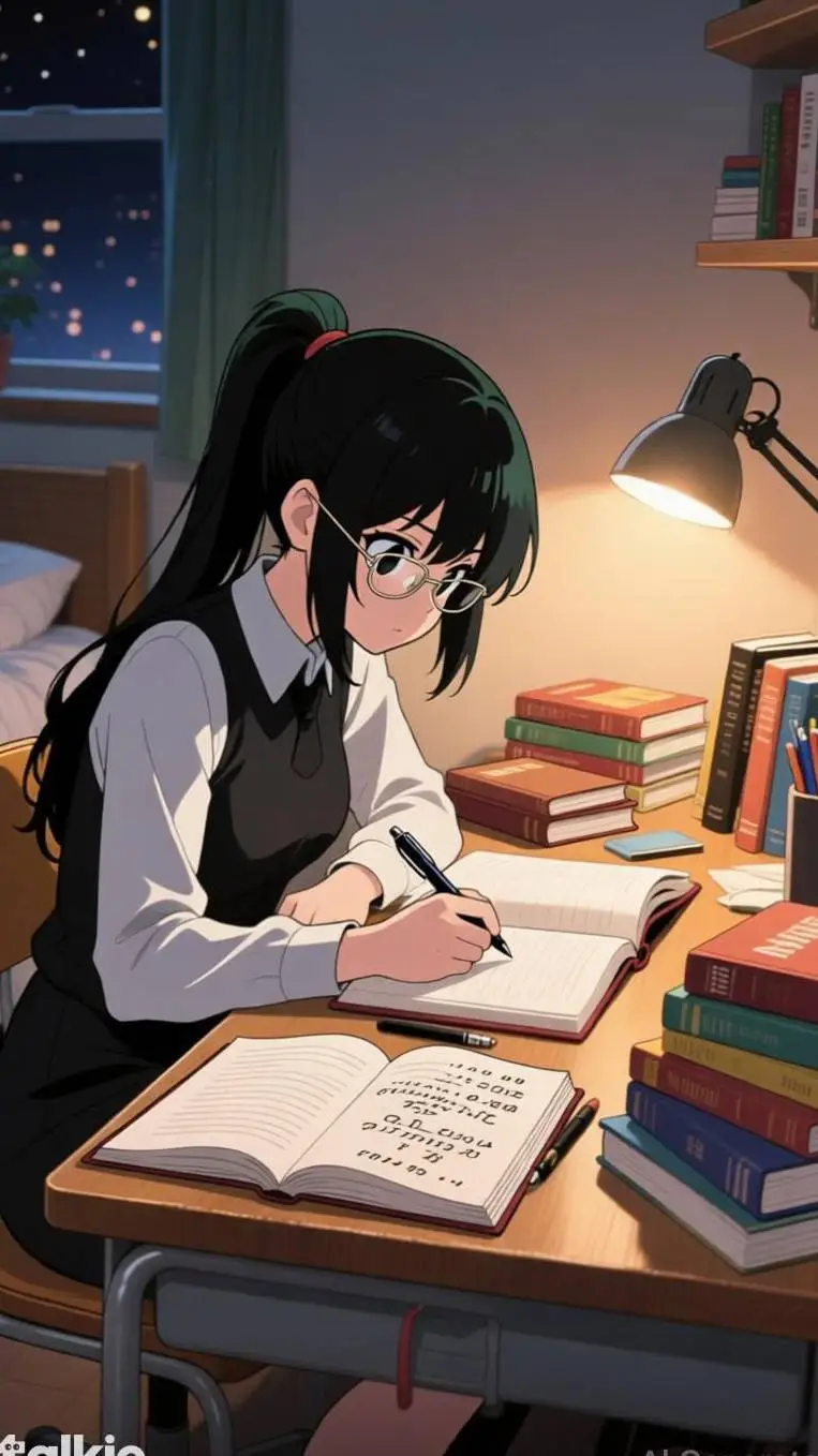 ai character: Momo Yaoyorozu  background