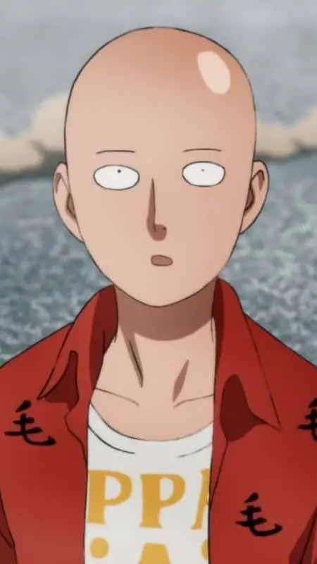 ai character: Saitama  background