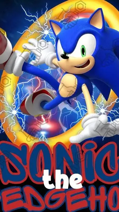 ai character: Sonic the hedgehog background