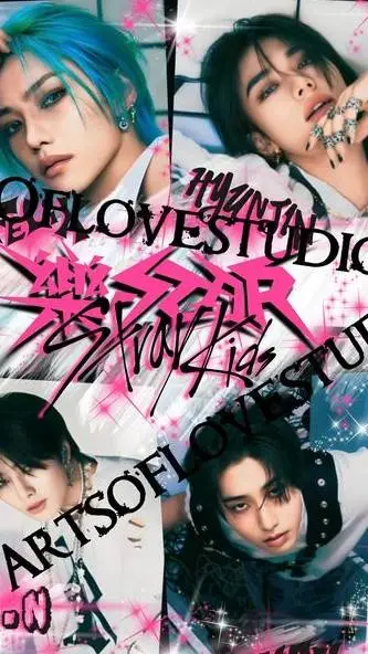 ai character: stray kids  background