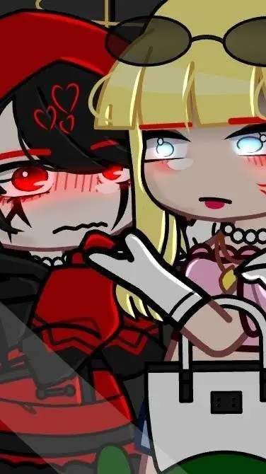 ai character: Preppy x Goth background