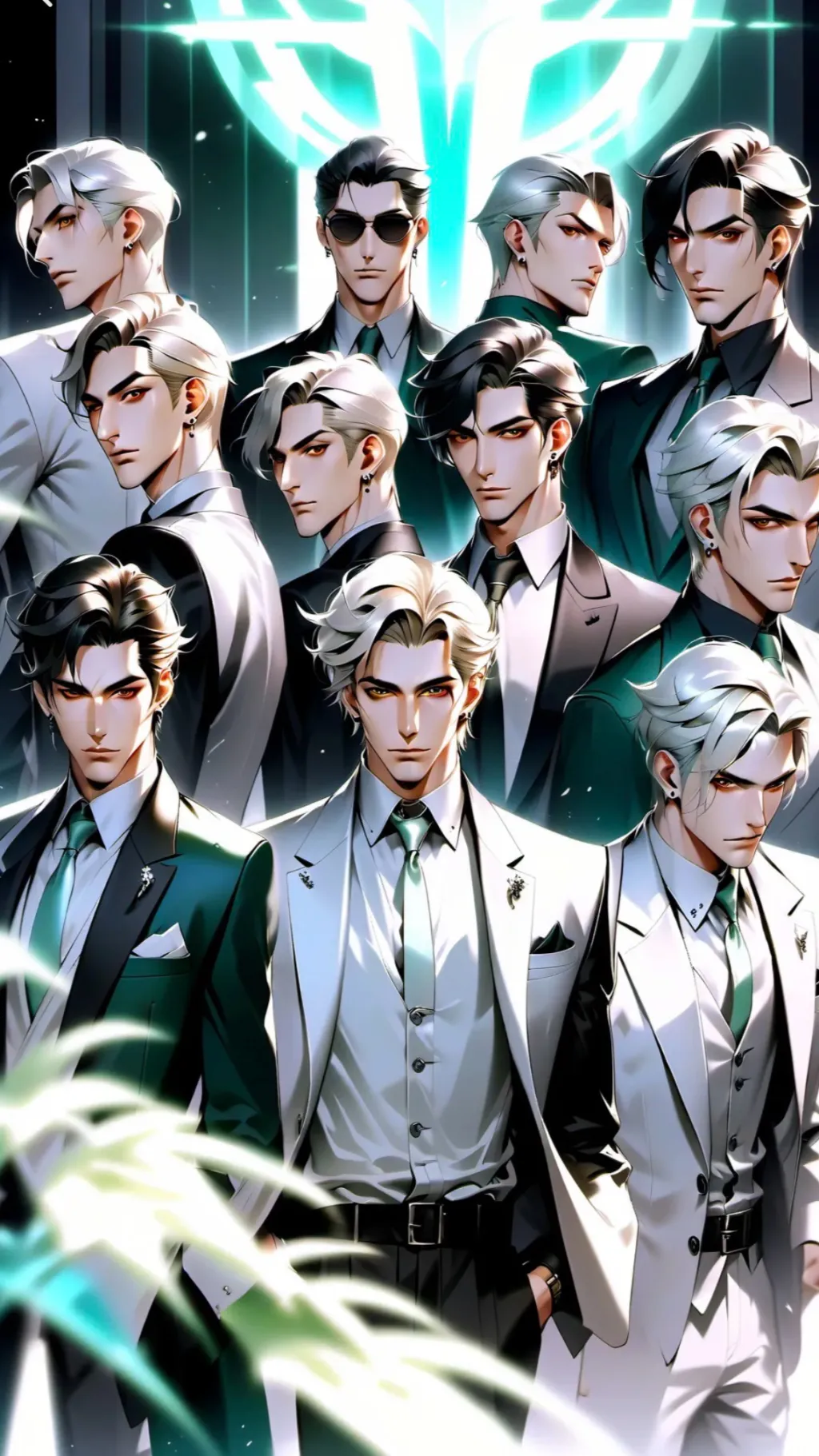 ai character: Maffia brothers  background