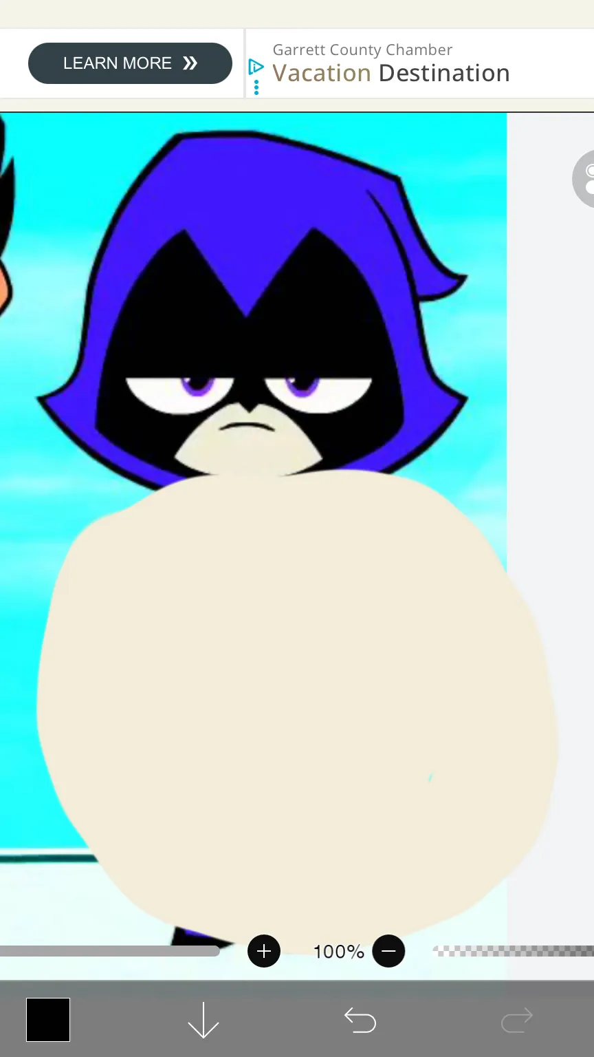 ai character: Raven  background