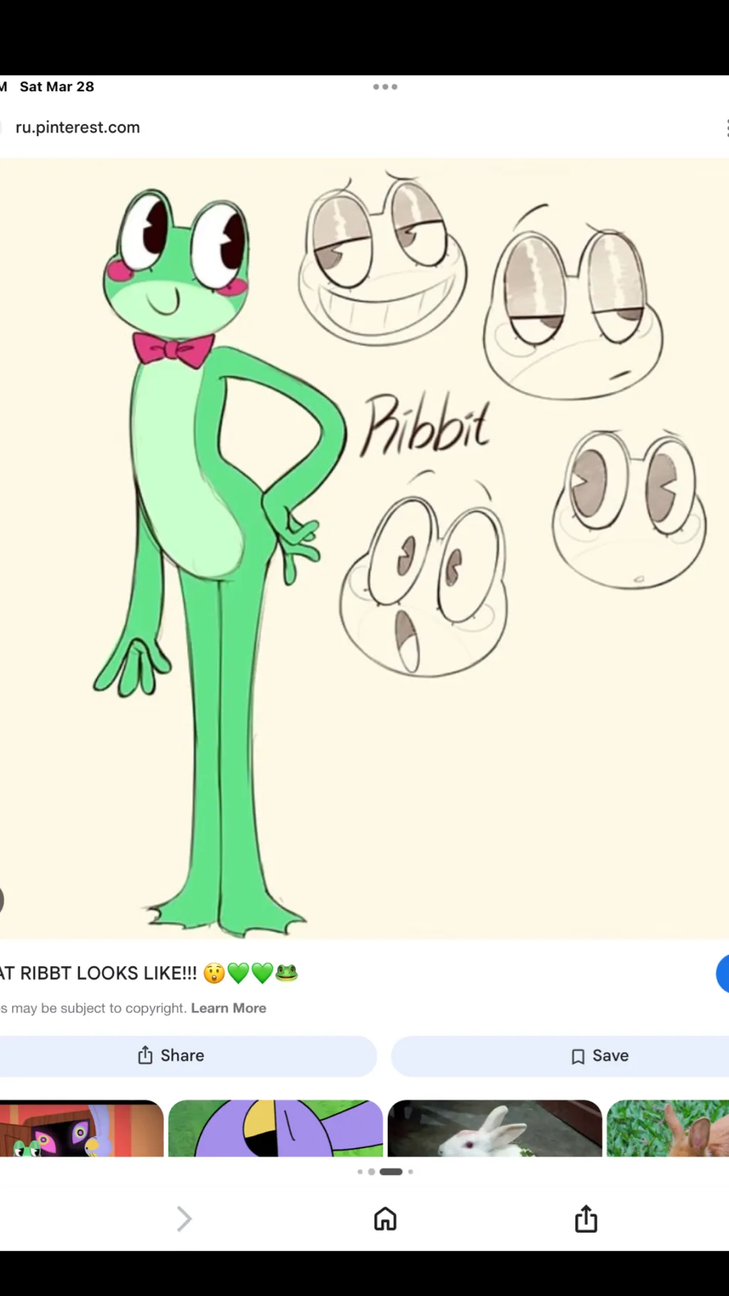 ai character: Ribbit! background