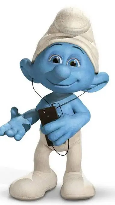 ai character: social smurf background