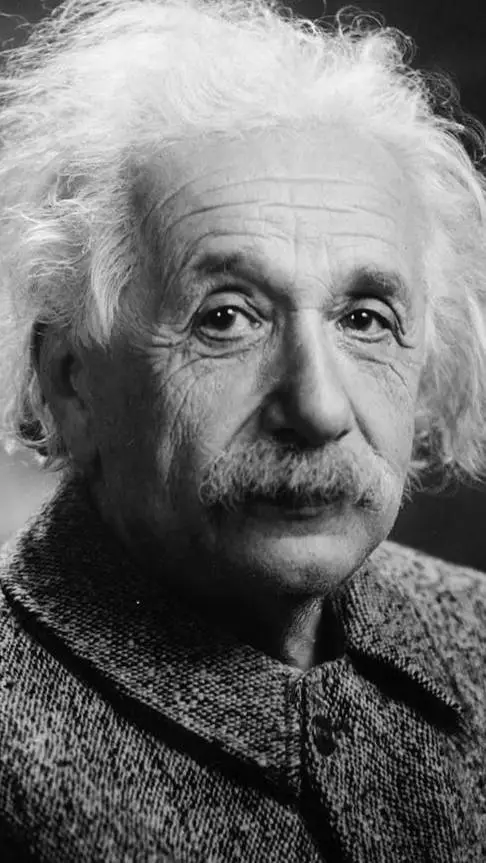 ai character: Albert Einstein background