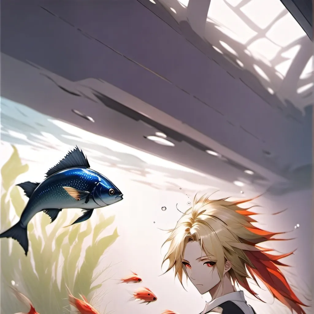 chat with ai character: 1A at the aquarium