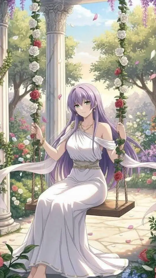 ai character: Sasha Athena  background