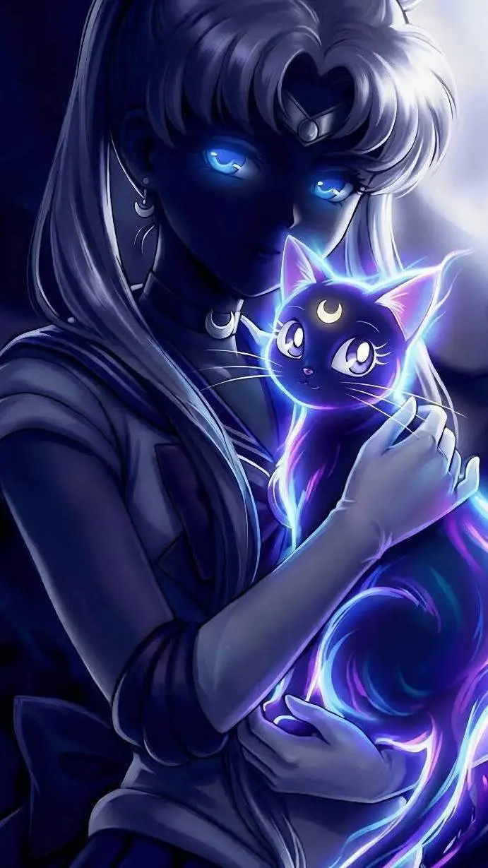 ai character: Seilor moon usagi background