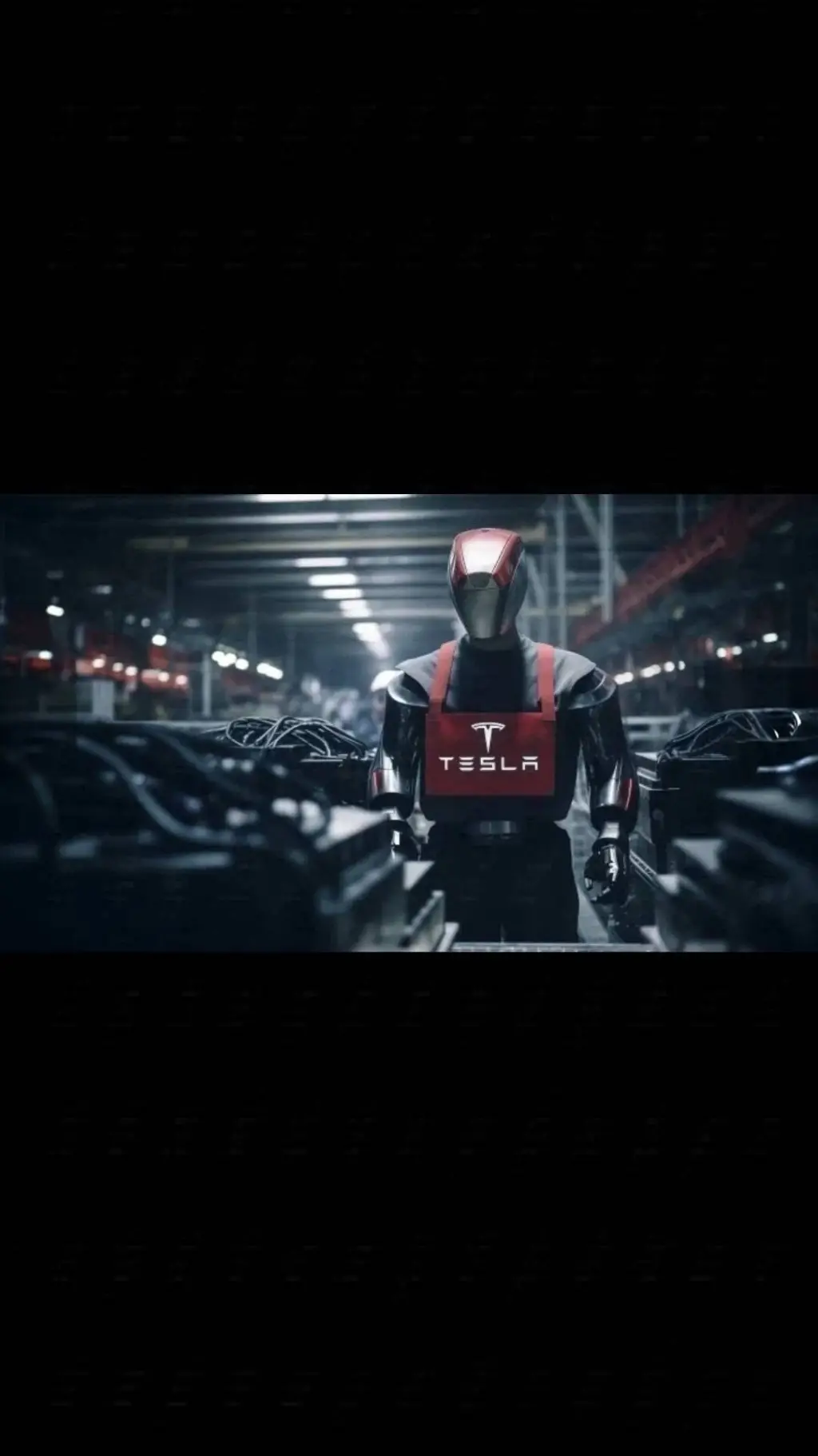 ai character: tesla robot🥶 background