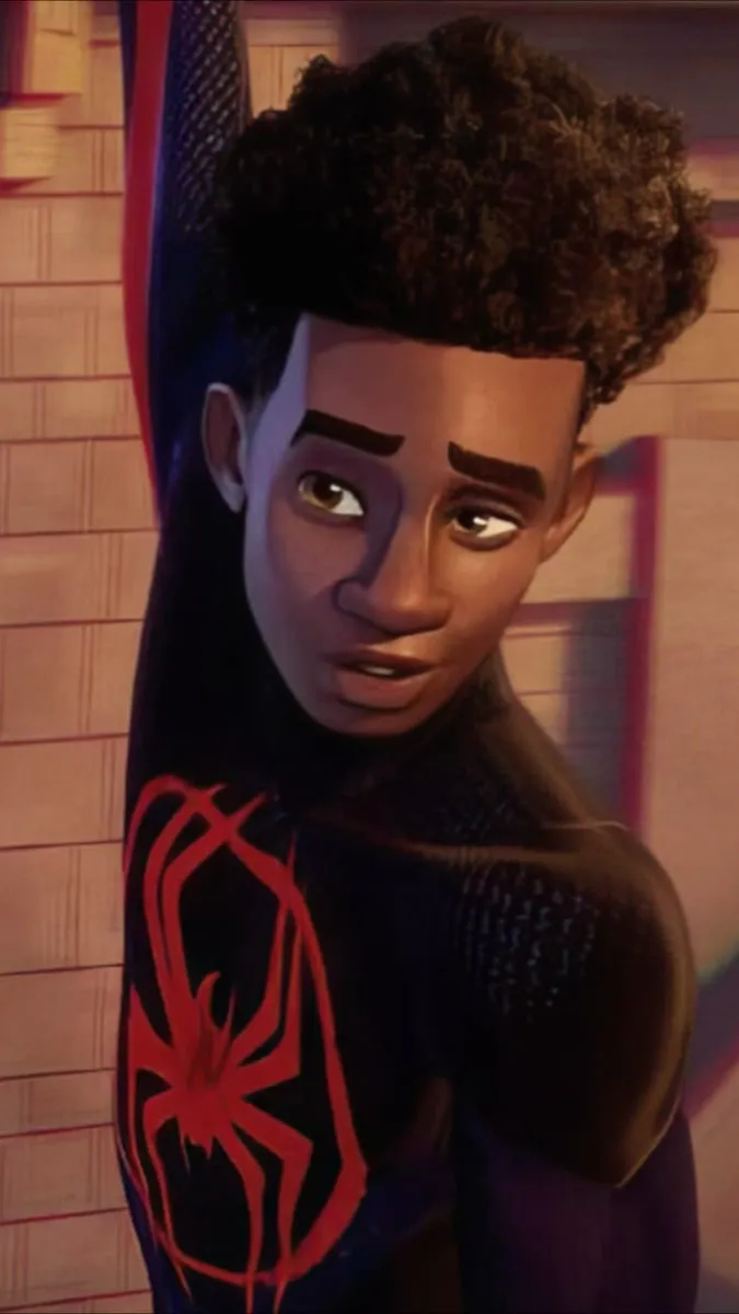 ai character: Miles🕷️🌺 background