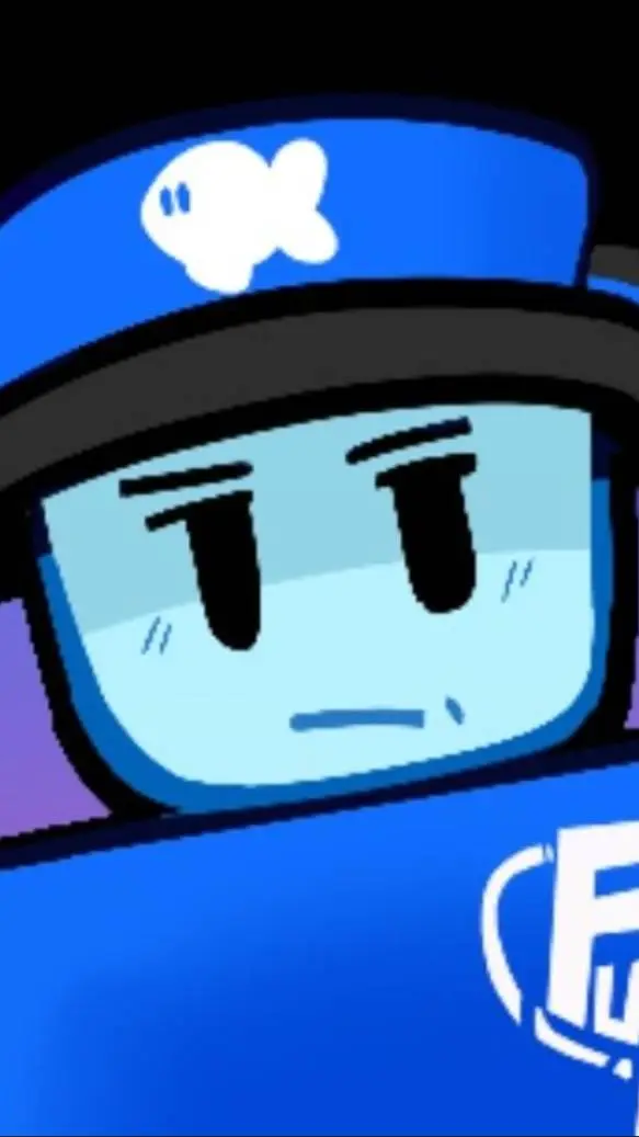 ai character: bluey  background