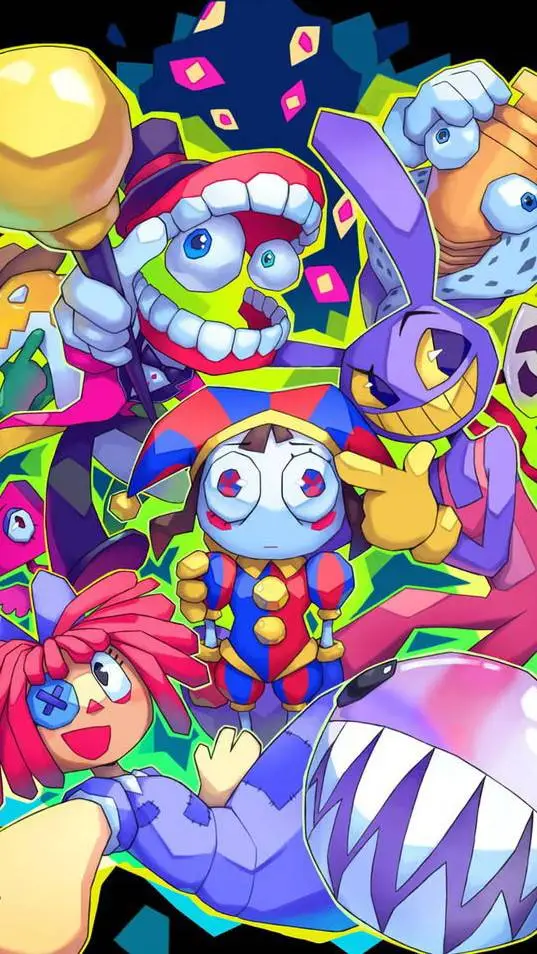 ai character: digital circus! background