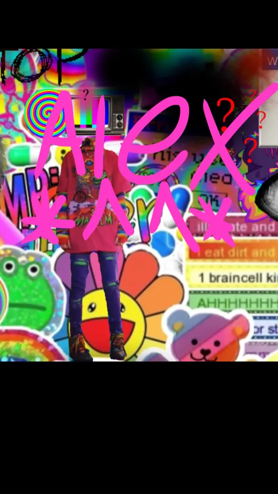 ai character: 2000s party background