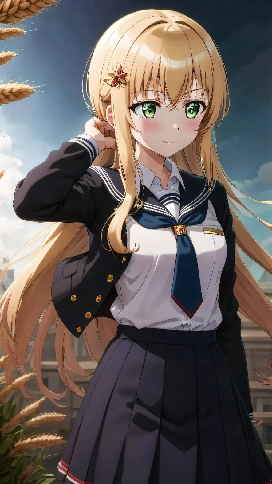 ai character: Luna background