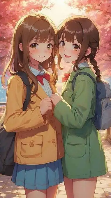 ai character: Akari and hannah background