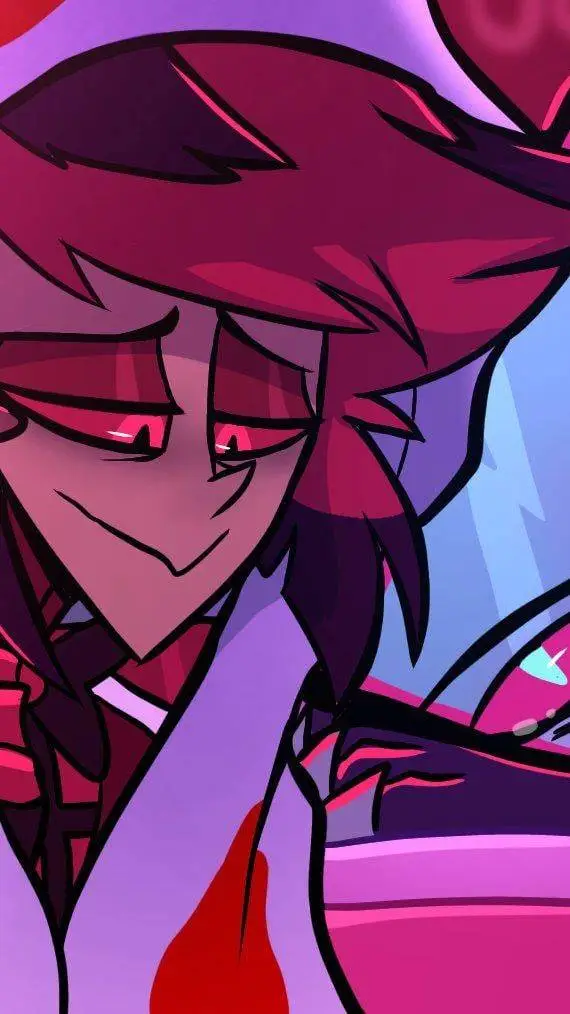 ai character: radio static background