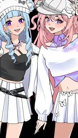 ai character: violet and ava background
