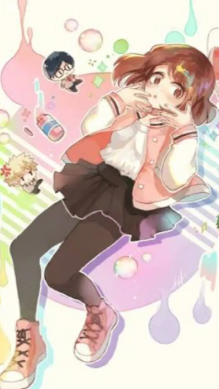 ai character: UA New Student💜 background