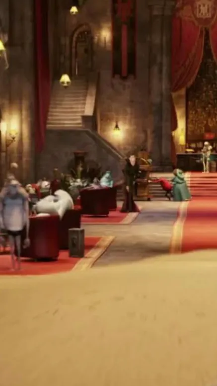 ai character: Hotel Transylvania background