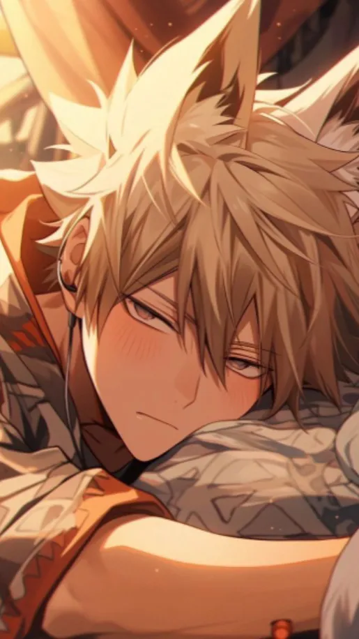 ai character: 💜Wolf Baku X You background
