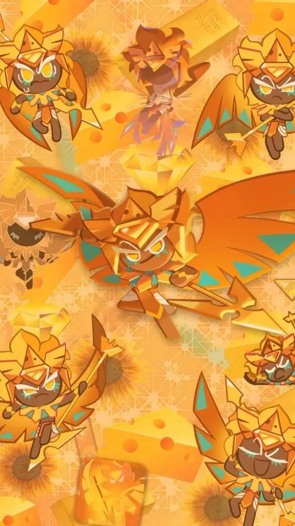 ai character: Golden Cheese background