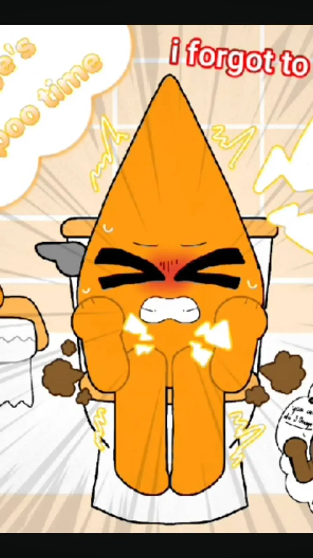 ai character: orange ppt >:)  background