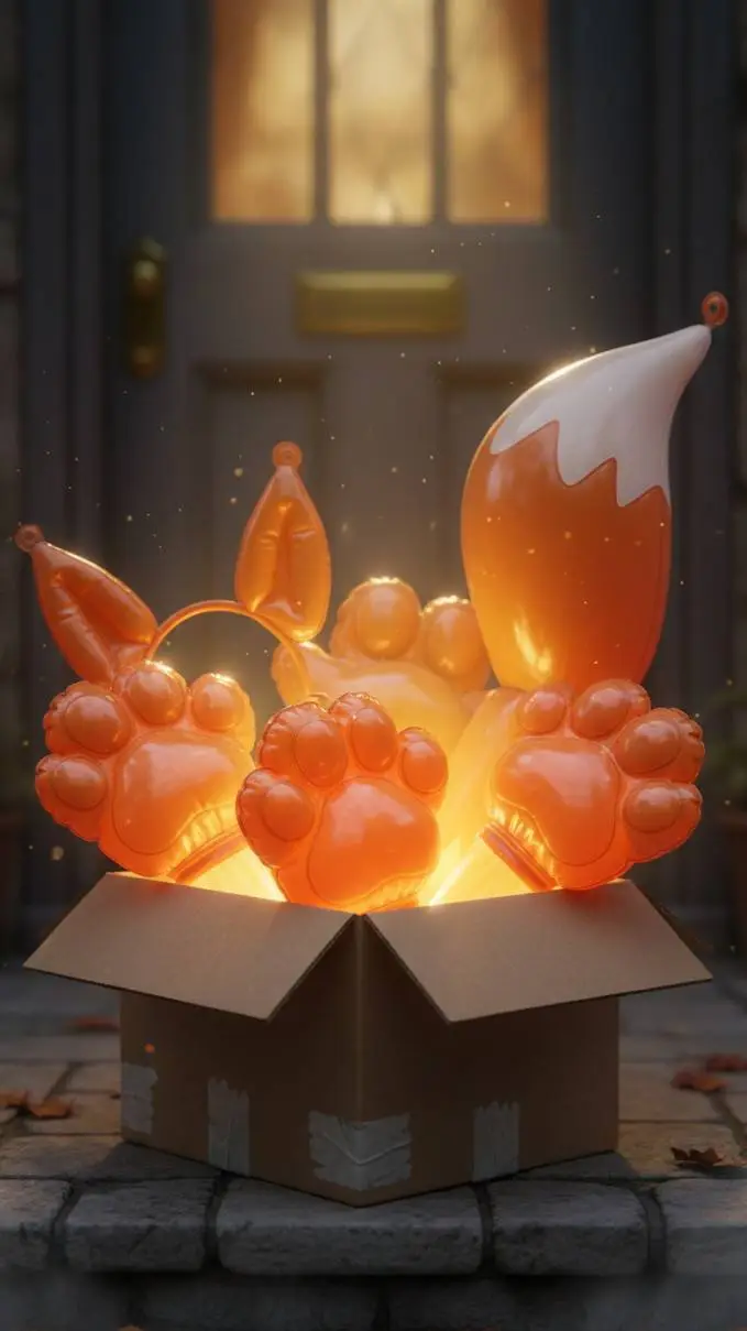 ai character: Fox Paw Transform background