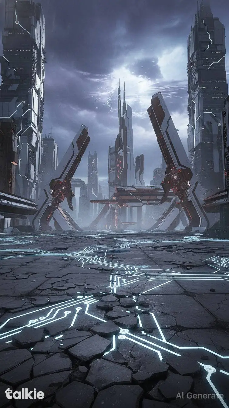 ai character: Vex Convergence background