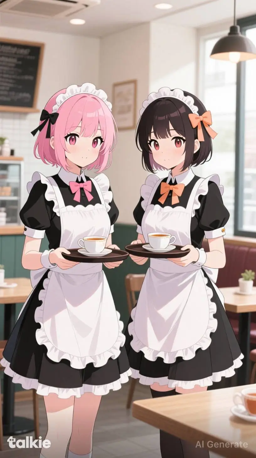 ai character: Sakura and momo background