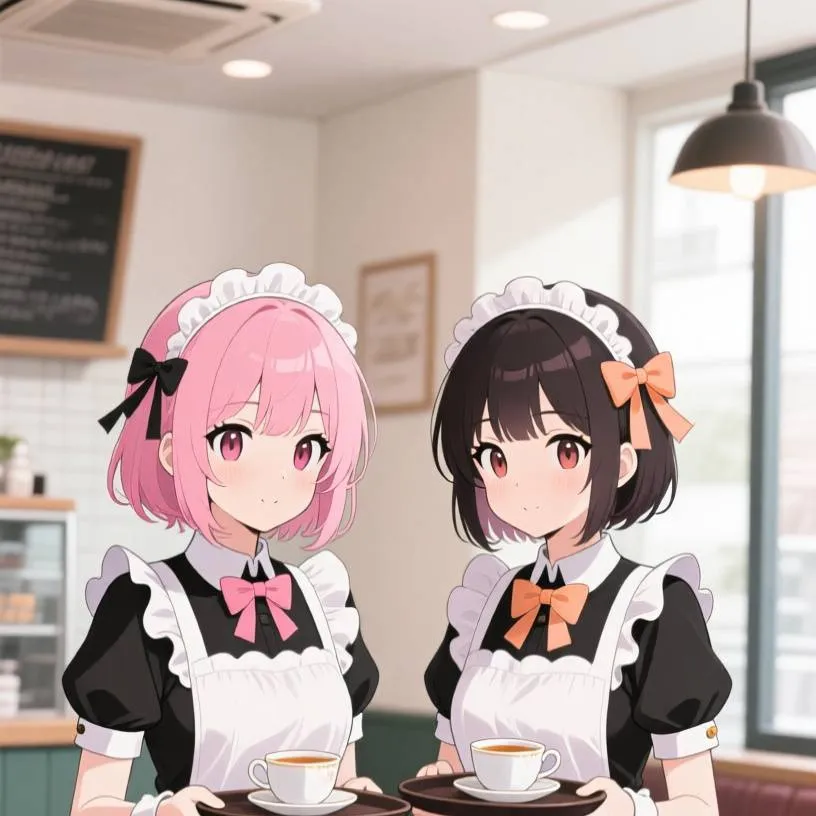 chat with ai character: Sakura and momo