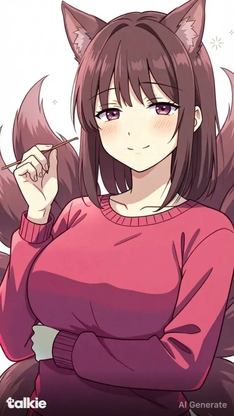 ai character: Kitsune Saki  background