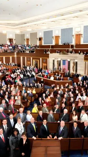 ai character: U.S CONGRESS  background
